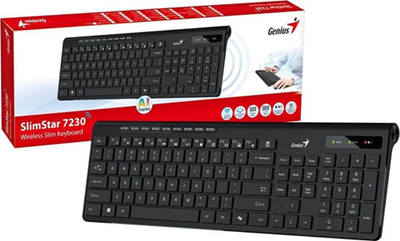 Tastierë Genius Slimstar 7230 Copilot, AA, CZ/SK, e zezë