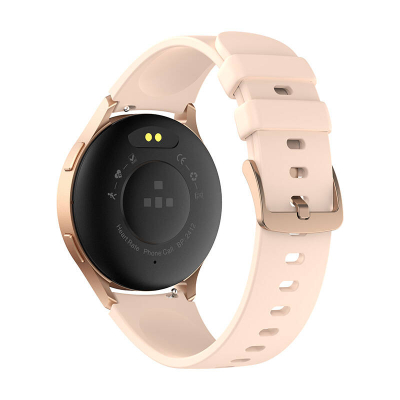Ora inteligjente Colmi I28 Ultra AI, ekran AMOLED, thirrje Bluetooth, ari rozë