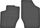 Tepeta gome GeyerHosaja Peugeot 307, set 4 copë, 2000-2008, të zeza