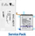 Bateri telefoni Samsung EB-BA415ABY Service Pack, për Galaxy A41 A415, litium-jon