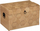 Set arka druri dekorative Atmosphera Arty Wooden Trunk X3, 3 copë, ngjyrë druri natyrale