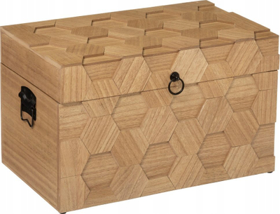 Set arka druri dekorative Atmosphera Arty Wooden Trunk X3, 3 copë, ngjyrë druri natyrale