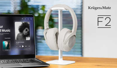 Kufje wireless On Ear Kruger&amp;Matz KM0672 B, 40mm, 20Hz 20kHz, të zeza
