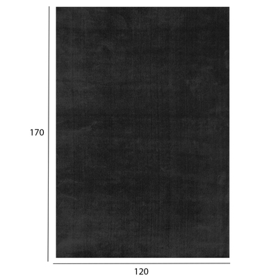 Tepih me thekë, 120×170 cm HM7673.05, zezë