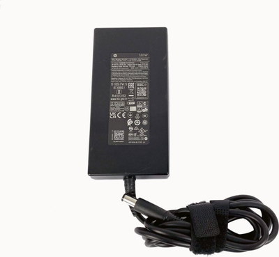 Adapter karikues HP 120W AC, për laptop HP, i zi