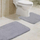 Set tapetash për banjo AG491L, 3 copë, kundër rrëshqitjes, gri