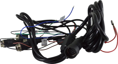 Monitor makine LCD 9", mban 4 kamera, me DVR, ngjyrë e zezë
