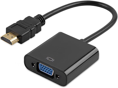Përshtatës Omega HDMI-VGA, i zi