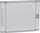 Derë metalike Legrand XL³ 160, për panel elektrik 450 mm, e bardhë gri