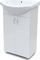 Lavaman me dollap Deftrans Cabinet Washbasin Mint D50, 50cm, për banjo, i bardhë