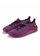 Këpucë minimaliste Brubeck Barefoot për goca, me qafë, me lesh merino, gri