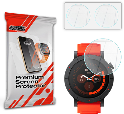Xham mbrojtës GrizzGlass HybridGlass për CMF Watch 3 Pro, hibrid, transparent