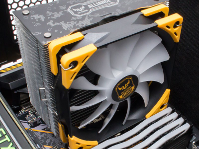 Ftohës procesori Scythe Kotetsu Mark II TUF Gaming Alliance, ventilator 12 cm, i zi me të verdhë