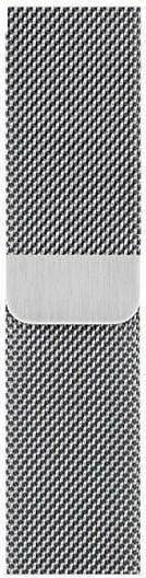 Rrip metalik Mercury për Apple Watch 4 5 6 7 SE, 42 44 45mm, argjend