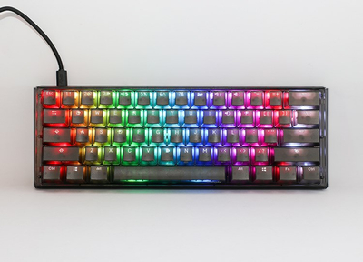 Tastierë Ducky One 3 Aura Mini, 60%, Cherry MX Red, RGB, e zezë