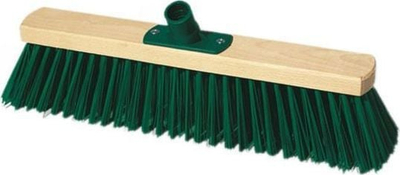 Fshesë rruge York Street Brush, 40 cm, fije të forta, e gjelbër
