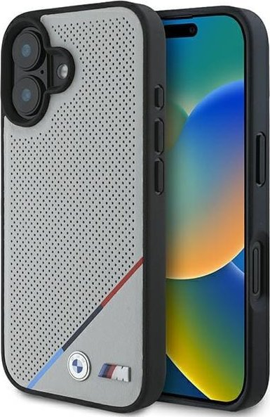 Kuti mbrojtëse BMW M BMHMP16S23PUPDG për iPhone 16 6.1", MagSafe, gri