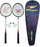 Set raketash badminton Kubisport, 2 raketa, 2 fluturake
