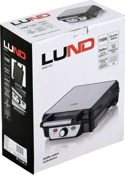 Toster për waffle Lund T68012, i argjendtë
