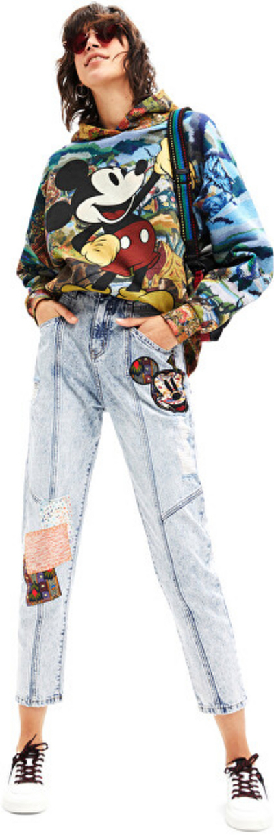 Atlete Desigual Fancy Mickey, tё bardha