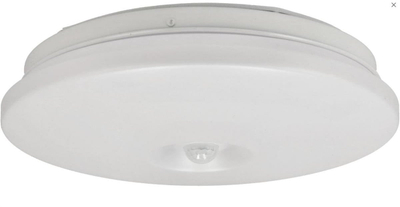 Llambë tavani LED me sensor lëvizjeje, 18W, 4000K IP44, e bardhë