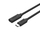 Kabllo zgjatëse USB C Unitek, 0.5 m, 10Gbps, 100W, e zezë