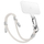 Set universal për mbajtje telefoni Spigen Universal Set 2, rrip cross-body dhe rrip dore, Pearl White