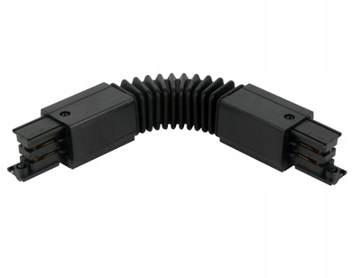 Lidhës fleksibël për shina LUMICANTO LED LINE, 3 përçuese, i zi