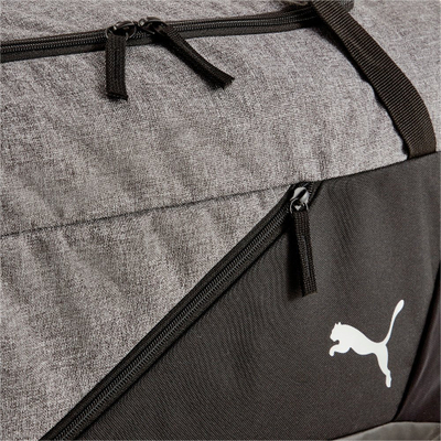 Çantë sportive Puma teamFINAL Teambag M, 46L, me xhep për këpucë, gri me të zezë