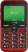 Telefoni Doro Leva E10, ekran 2.4", për të moshuar, i kuq