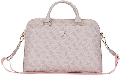 Çantë laptopi Guess GUCB15P4DPTP, 15", me xhep me zinxhir, rozë
