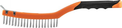 Furçë teli Neo Wire, çelik inox, 3x19 rreshta, me skreper