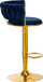 Hoker baror Activeshop 4Rico QS-B313a, kadife, me rregullim lartësie, blu granat