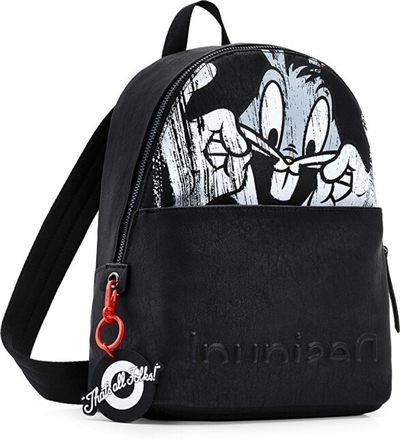 Çantë shpine Desigual Back Bugs Bunny 23SAKP142000, e zezë