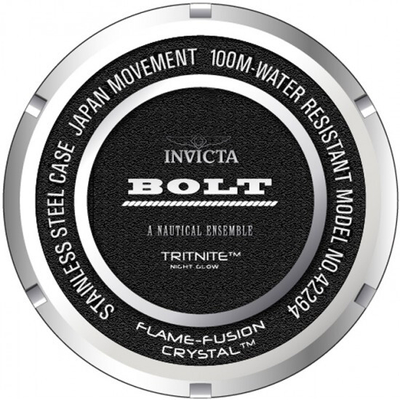 Orë për meshkuj Invicta Bolt Quartz 42294, e verdhë