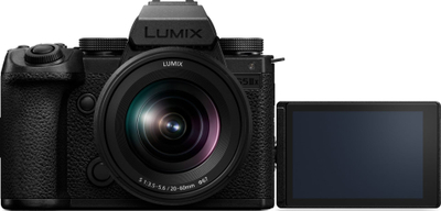 Kamerë mirrorless Panasonic LUMIX S5 IIX DC-S5M2X, full-frame 24.2MP, lente S 20-60mm, e zezë