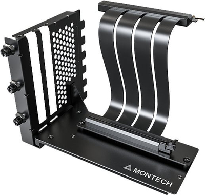 Kit montimi vertikal GPU Montech VGM 2, PCIe 4.0, 7 slote, i bardhë