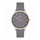 Orë gocash G. Rossi 10317A8-1B3, quartz, rrip lëkure, gri rose gold