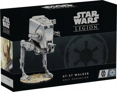Ekspansion loje Star Wars Legion AT-ST Walker, miniaturë plastike, i papikturuar, gri