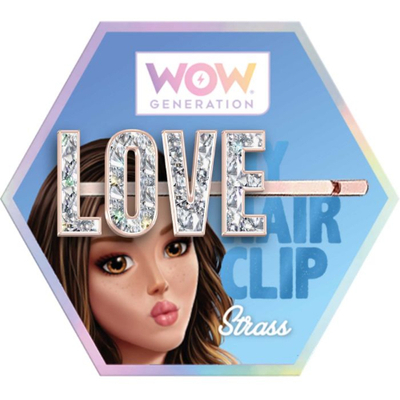 Kapëse flokësh WOW Hair Clip, me gurë stras, miks ngjyrash