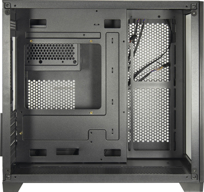 Kisë kompjuteri Inter-Tech C-501 Aspect, Micro ATX, e zezë