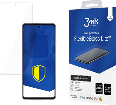 Mbrojtës ekrani 3MK FlexibleGlass Lite për Motorola Edge 20, xham hibrid, 0.16mm, transparent