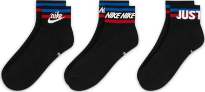 Çorape Nike Everyday Essential DX5080, 3 palë, prerje e ulët, të zeza