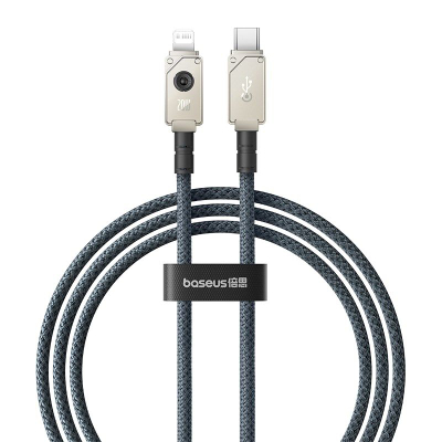 Kabllo Baseus Unbreakable USB C në Lightning, 1m, 20W, gri