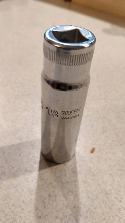 Çelës tub Bahco Socket, 1/2", 32mm, i gjatë