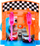 Pistë garash Mattel Disney Pixar Cars Glow Racers, Launch N Criss-Cross, me 2 makina që ndriçojnë