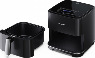 Fritezë me ajër Sharp Airy Fryer AF-GS552AE-B, 5.5L, 1650W, e zezë