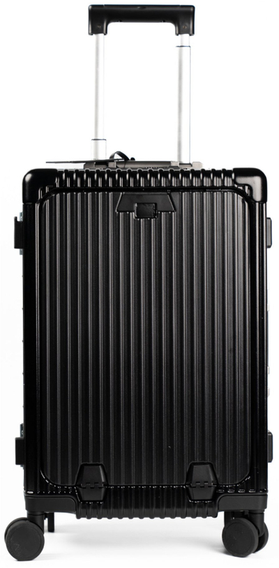 Кабински куфер RealPower HGP-1, 22\", преграда за преносен компјутер, TSA бравa, црн
