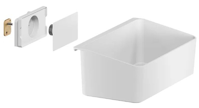 Kутија за организирање кујна Tesa KITCHEN, пластична, 5 kg, бела