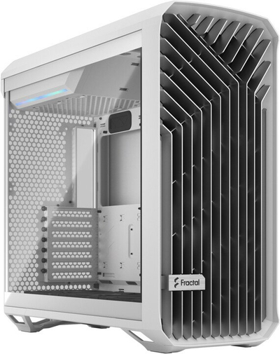 Куќиште Fractal Design Torrent White TG Clear Tint, бело